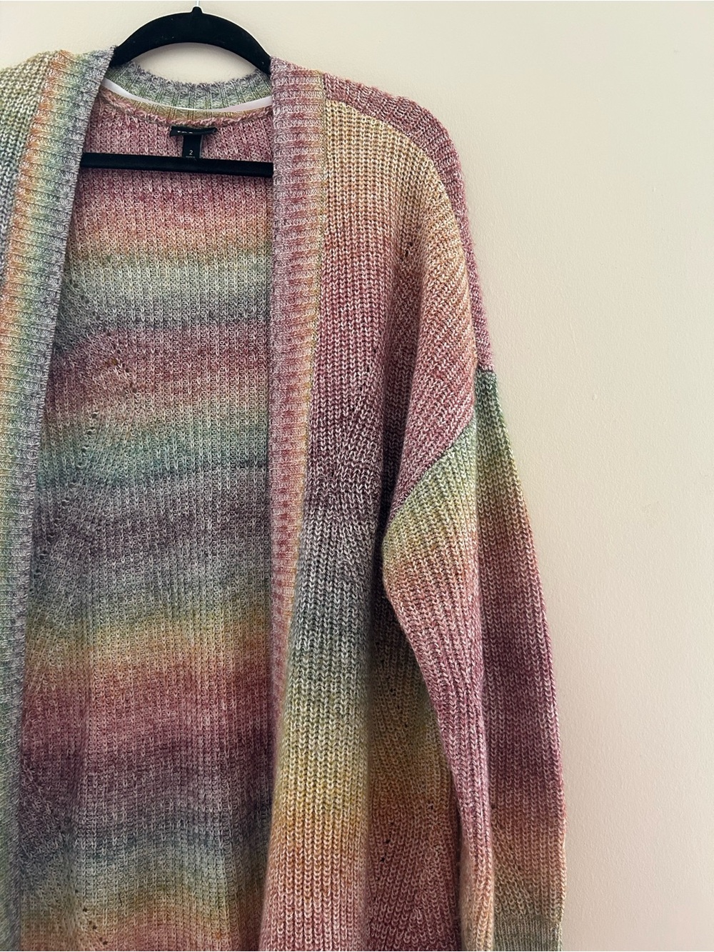Torrid Size 2 Women's Multicolor Open-Front Knit Cardigan Sweater - Picture 4 of 7